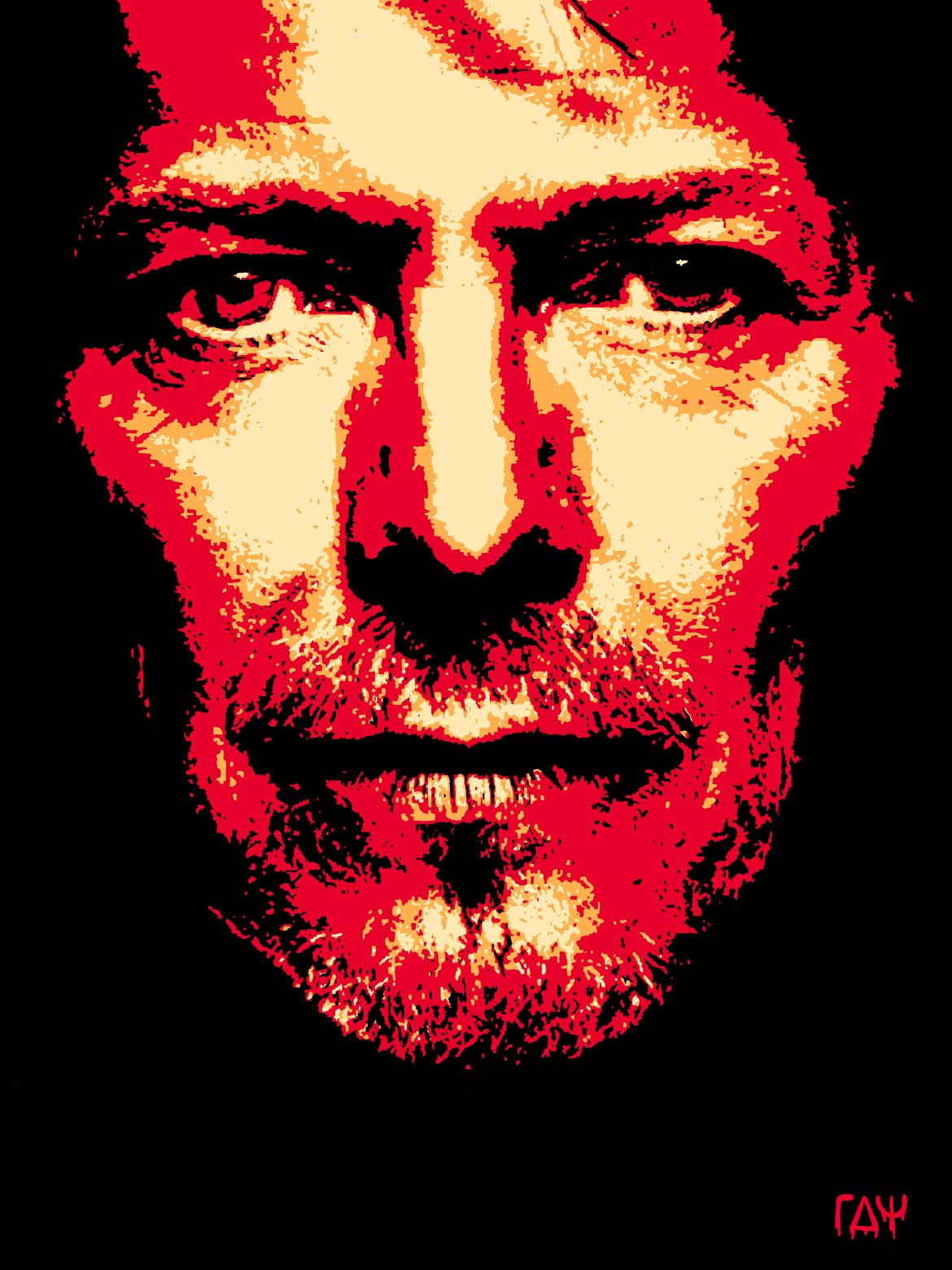 David Bowie on Red