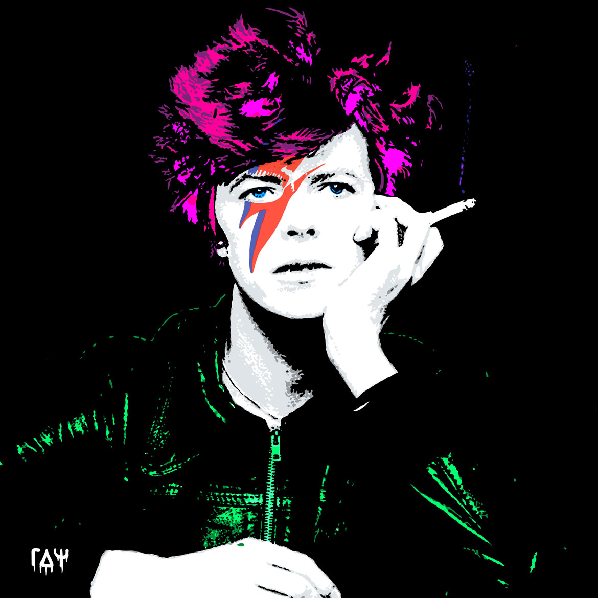 David Bowie smoking habits
